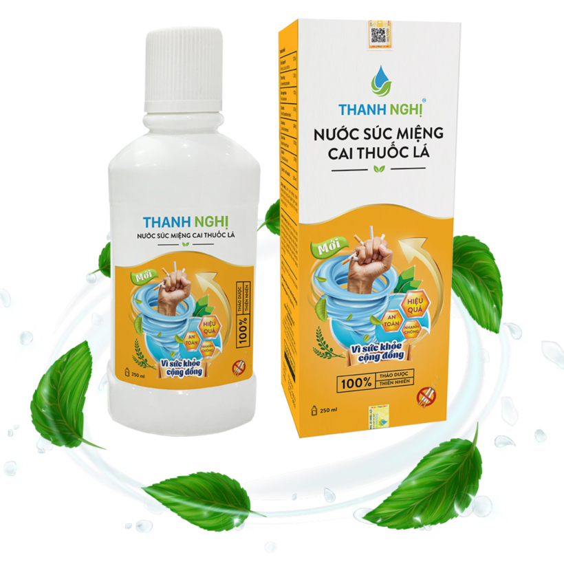 Nước súc miệng cai thuốc lá  (chai 250ml)