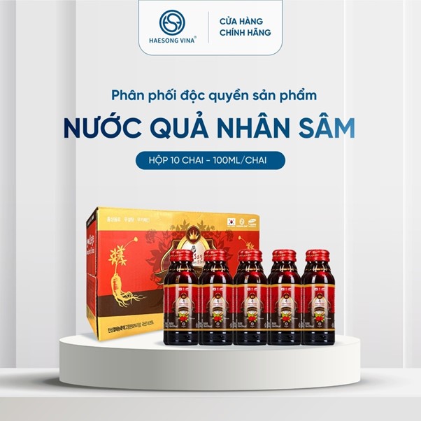 Nước uống Quả Sâm Ginseng Berry S Drink (hộp 10chai)     