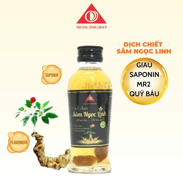 Dịch chiết sâm ngọc linh hộp 05 chai - kèm túi               